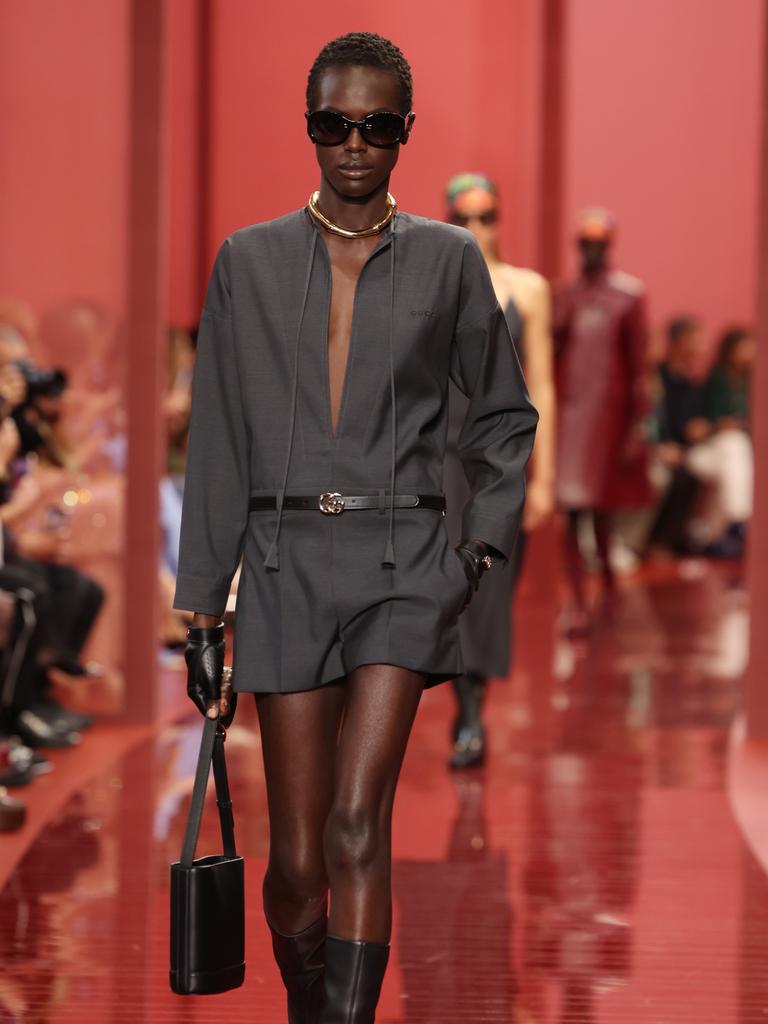 Achok at the Gucci Women's Spring Summer 2025 Fashion Show during the Milan Fashion Week. Picture: Daniele Venturelli/Getty Images for Gucci