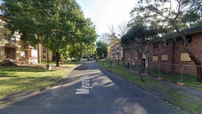 Emergency services were called to Myuna Way in Mangerton shortly after 1pm on Monday following reports of a brawl. Picture: Google