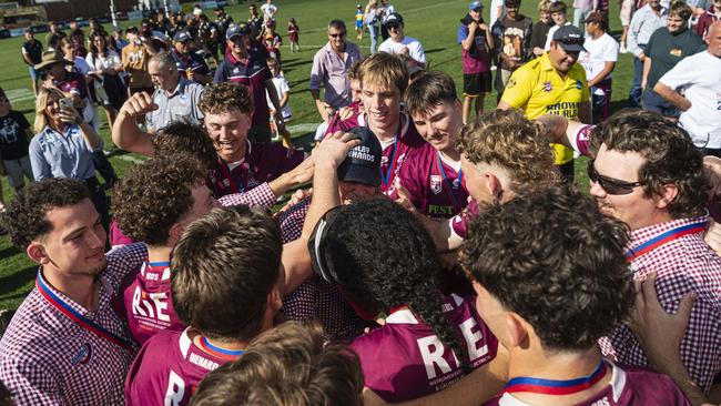 Dalby are the TRL U19 Premiers after defeating Southern Suburbs in the grand final at Toowoomba Sports Ground, Saturday, September 14, 2024. Picture: Kevin Farmer