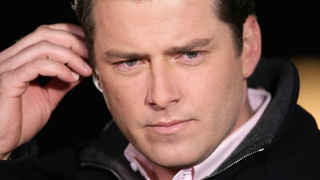 MELBOURNE, AUSTRALIA - JUNE 29: Today show host Karl Stefanovic appears on-air as part of the Today Show 25th birthday celebrations at Federation Square on June 29, 2007 in Melbourne, Australia. The live broadcast in Melbourne is the final part of the morning show's 25th birthday road trip, visiting five cities in five days this week. (Photo by Kristian Dowling/Getty Images)