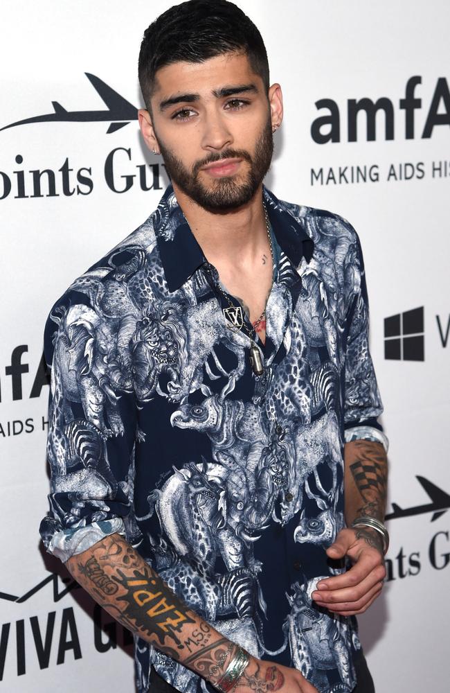 Zayn Malik dramatically called out the Grammys. Picture: Getty Images