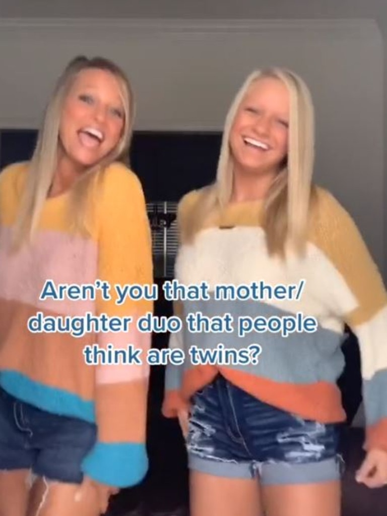 Mother and Daughter Are Like Twins