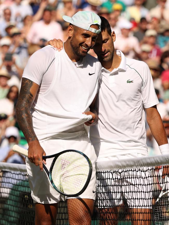 Nick Kyrgios lost the 2022 Wimbledon final. Picture: Ryan Pierse/Getty