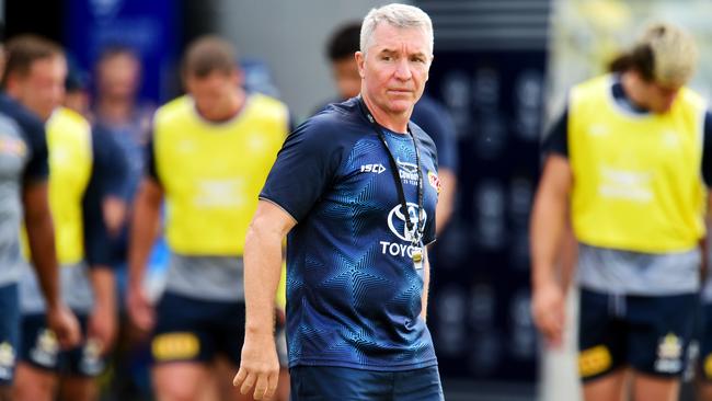 North Queensland Cowboys training at Queensland Country Bank Stadium. Head Coach Paul Green . Picture: Alix Sweeney