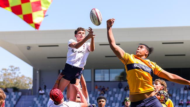 Buildcorp Emerging Reds Cup day one action between South East Queensland's Under-15s and Brisbane White Under-15s. Picture credit: QRU Media/ Erick Lucero.