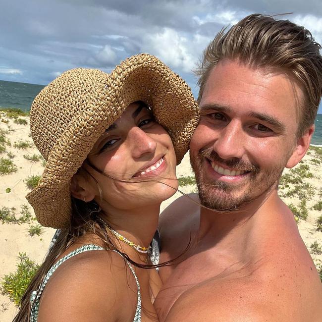 It comes as Jade cancelled her Hunter Valley honeymoon with fiance Lachie Brycki, after postponing her wedding due to Covid. Picture: Instagram/jadetunchy