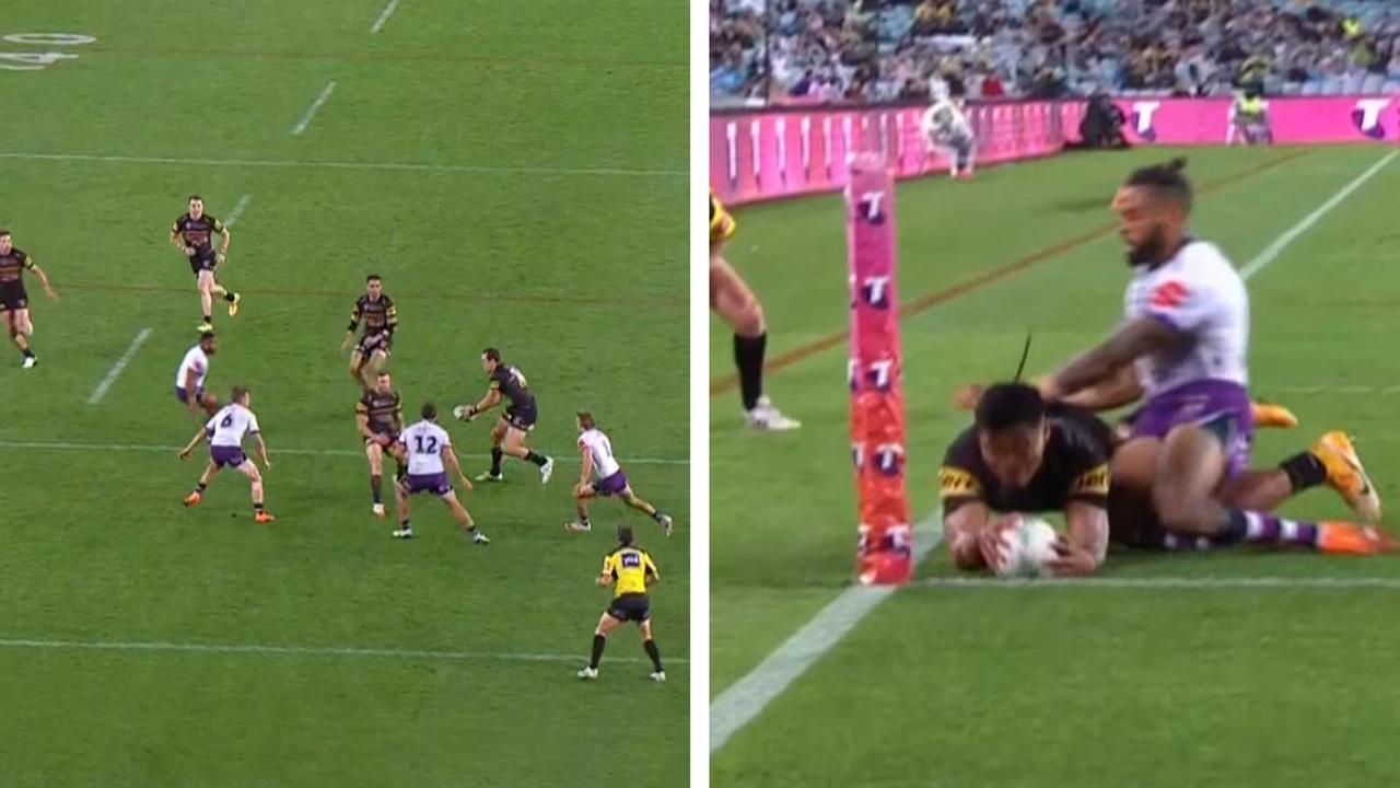The Panthers were gifted a contentious try by the Bunker.