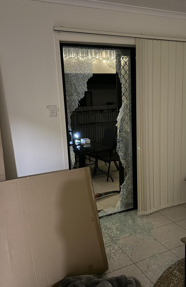 A QPS spokesman confirmed that the “unknown offenders” forced their way into the house in Puffer Court, Mount Louisa, by breaking a glass door. Picture: Supplied