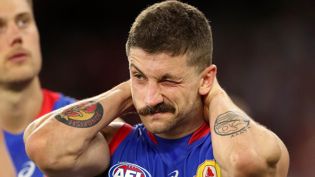 The Dees put a leash on gun Dog Tom Liberatore. Picture: AFL Photos/Getty Images