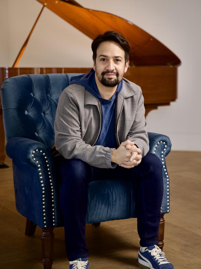 Lin-Manuel Miranda in Brisbane on Monday. Picture: Sarah Marshall