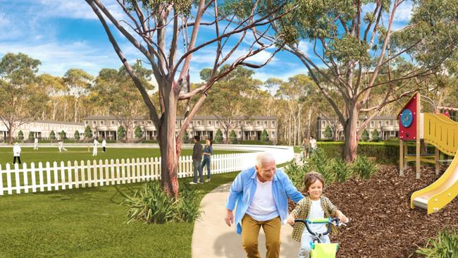 An artists impression of the potential “future character” of the South Dural development.