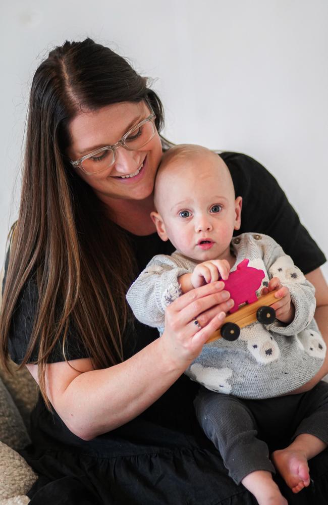 After being born prematurely last year, little William Foon is continuing to defy the odds and is now thriving at 17 months despite a challenging start to his life. Pictured here with mum Zoe Reynolds. Picture: Rosella Pike