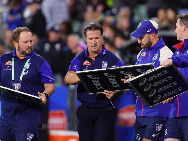 Luke Beveridge’s Western Bulldogs are doing a lot right at the moment. Picture: Getty Images