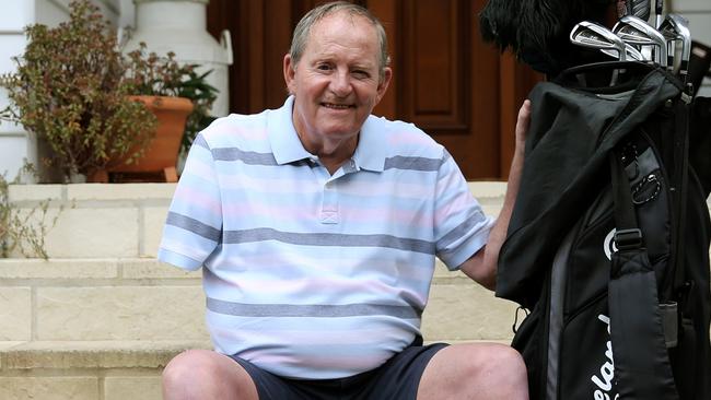 Golfing legend Jack Newton has been found after briefly going missing. Picture: Peter Lorimer.