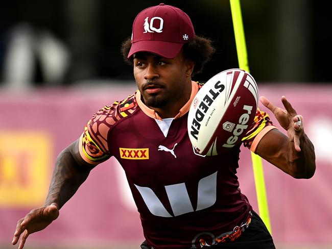 Ezra Mam was named in the Maroons’ extended Origin squad this season. Picture: Getty Images