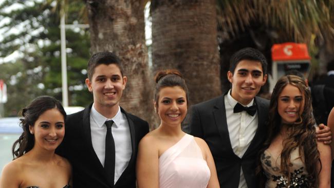 St Patrick’s College, Campbelltown year 12 students celebrating their formal in Wollongong in 2012.