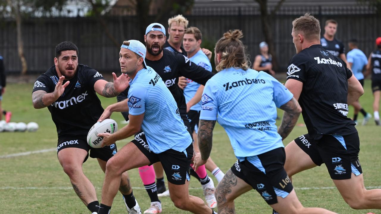 Cronulla Sharks during pre-season. Pic Grant Trouville/NRL Images