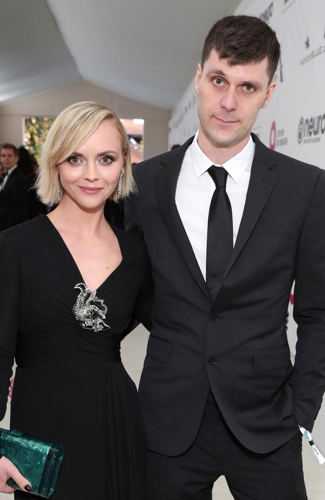 Christina Ricci and James Heerdegen announced their split last year. Picture: Rich Fury/Getty Images for EJAF