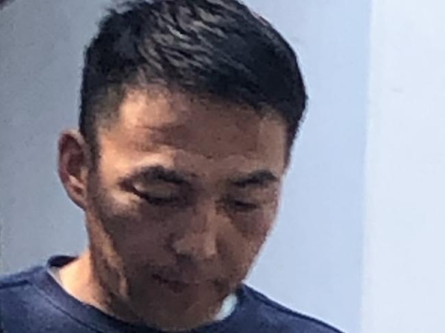 Sodbayar Erdenebiteg, 34, of Wollstonecraft, a Mongolian national in Australia on a student visa, leaving Manly Local Court on Thursday, September 14,  2023,  after being convicted of high range drink driving  after crashing his car into a parked Volvo at 9am on a Friday. Picture: Jim O'Rourke