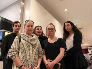 NO WARNING: Rose City Carvery employees Samuel Carpenter, Stacey Williamson, Shareece Edney, Eleisha Edden, Katarina Roach and Serena Carpenter had no idea the eatery would be closing. Picture: Marian Faa
