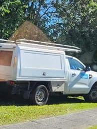 A council vehicle parked on the Gold Coast. Picture: Supplied.