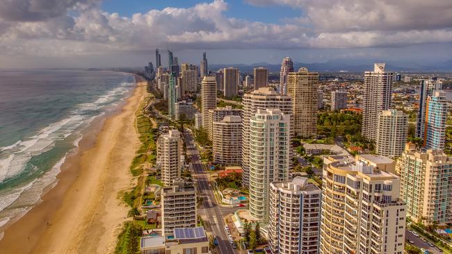 Jim Wilson, who runs a law practice at Tweed Heads and lives in the Tallebudgera Valley, says the northern Glitter Strip is ‘another world’ and has nothing in common with the ‘beautiful southern Gold Coast’.