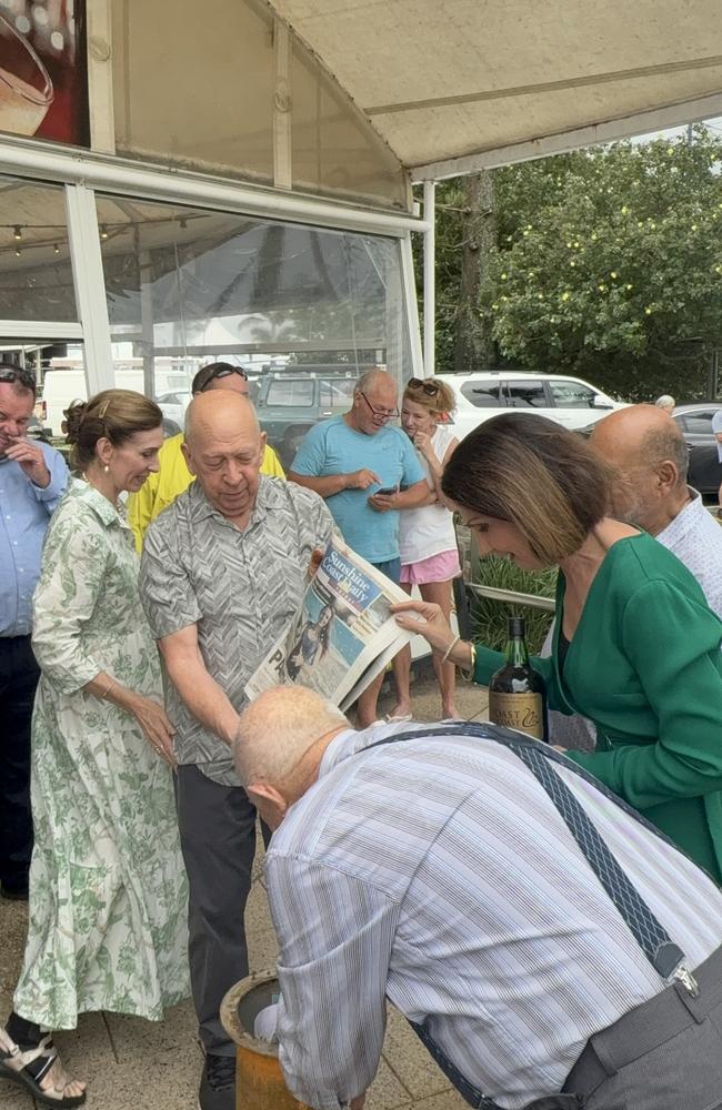 Mooloolaba year 2000 time capsule unveiled.