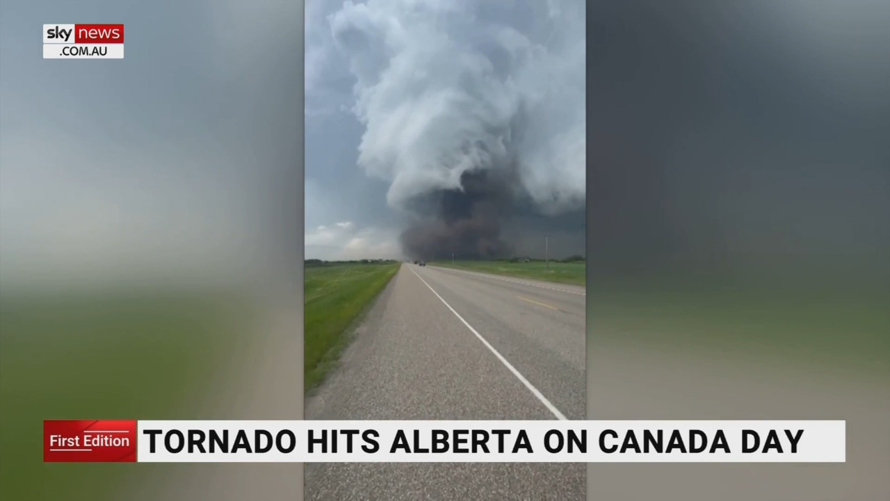 Tornado tears through Alberta on Canada Day