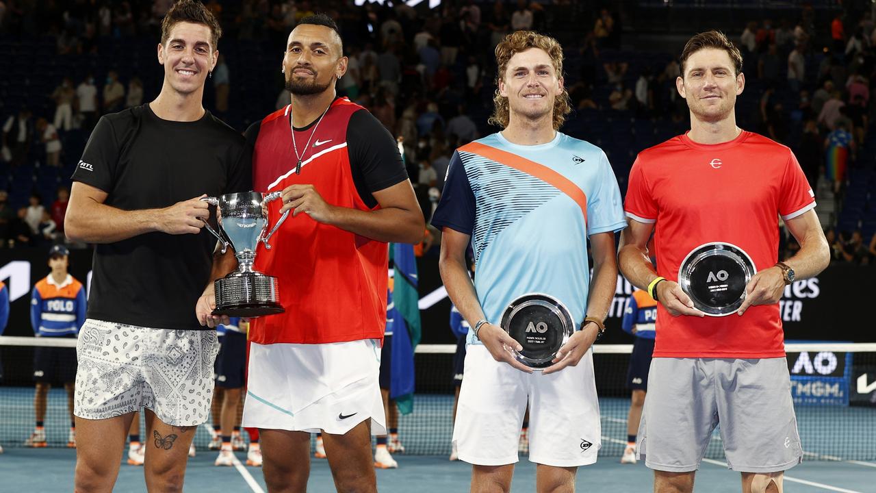 Nick Kyrgios Thanasi Kokkinakis win doubles final Australian Open 2022