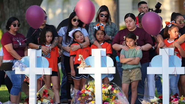 The gunman who killed 19 children in Uvalde, Texas, did not have to be a member of a gun club or undergo training or vetting to buy his murder weapon or ammunition. Picture: AFP