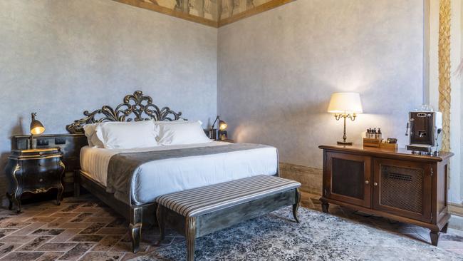 The rooms are Tuscan in feel; modern but not soulless.