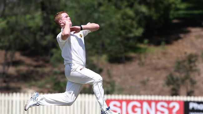 Alister McDermott in action. Picture Glenn Hampson.