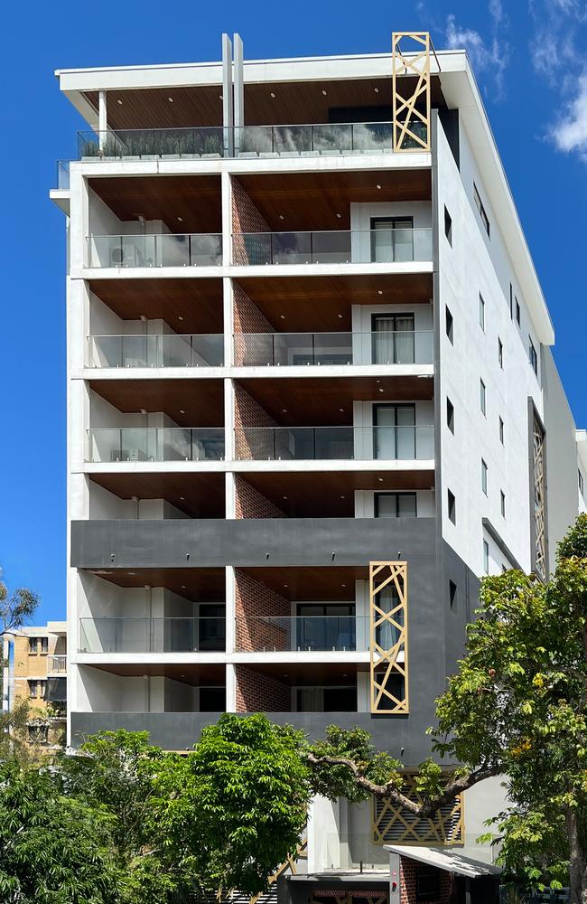 The seven-storey building in Brisbane's Spring Hill houses 30 apartments.