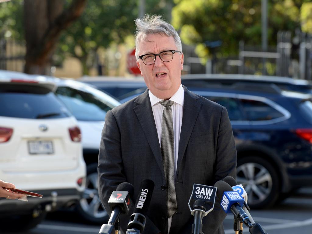 Victorian Health Minister Martin Foley had also been listed in the legal challenge. Picture: NCA NewsWire / Andrew Henshaw