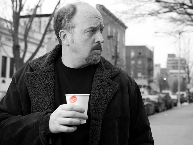 A divorced comedian ... Louis C.K in a scene from Louie: Picture: Supplied by Foxtel