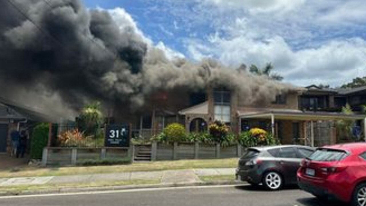 The Stitt family were heartbroken after a devastating fire tore through their dream family home in December. Picture: Supplied