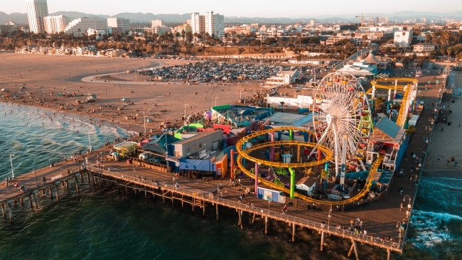 Ice at Santa Monica  Things to do in Los Angeles