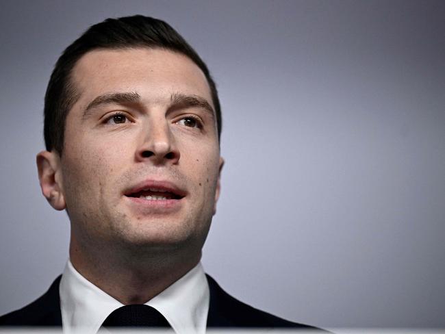 French far-right National Rally political party president Jordan Bardella. Picture: Julien de Rosa / AFP