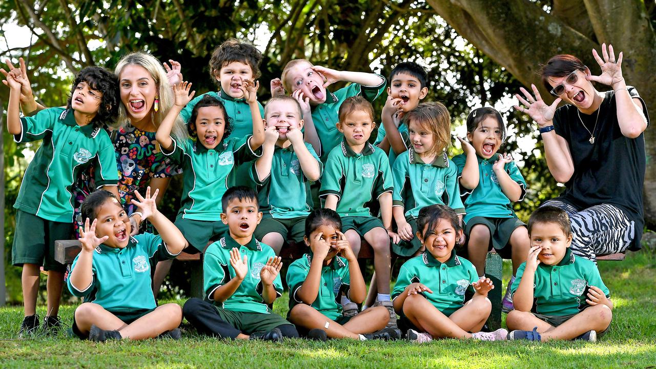 Zillmere State School. Back Row: Mrs Evans, Nayel, Mayâ&#128;&#153;lani, Nathaniel and Raftaar. Middle Row: Lea, Leo, Lacey, Jessica, Viana and Ms Cougle. Front Row: Charlee, Mohammed, Suhana, Sophia and Parker. PHOTO: John Gass