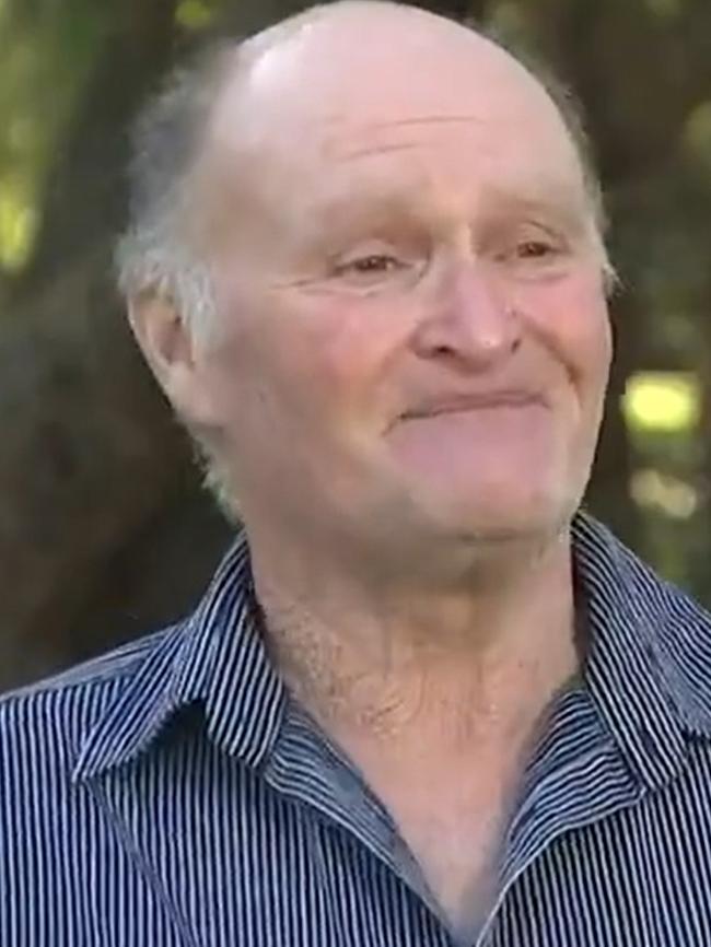 Tom Hyatt, son of Thelma Hyatt who died in the Epping Gardens nursing home. Picture: 7 News