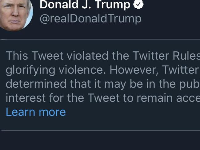 Twitter recently added warnings to some of US President Donald Trump's tweets.