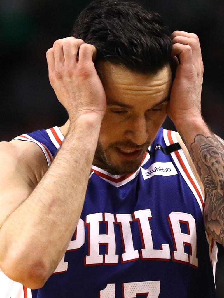 JJ Redick has moved on from Ben Simmons. Photo: Maddie Meyer/Getty Images/AFP.