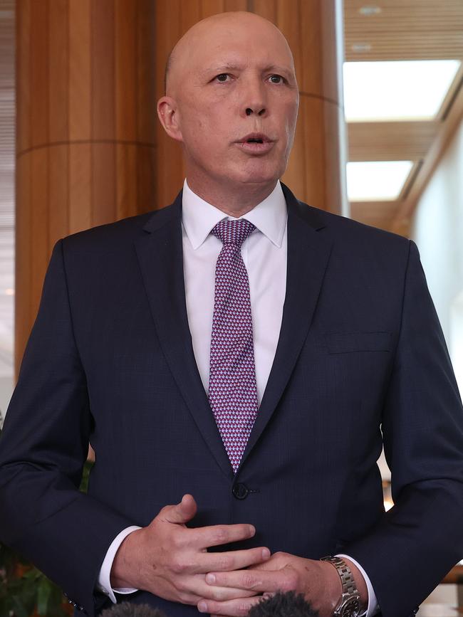 Peter Dutton. Picture: Gary Ramage