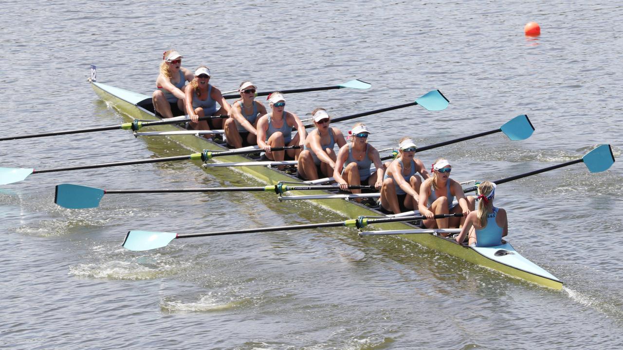 144th Barwon Regatta: Rowing 8s Geelong Grammar Picture: Mark Wilson