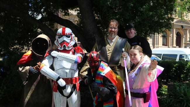 TasPride pride march Hobart 2025. Picture: Elise Kaine