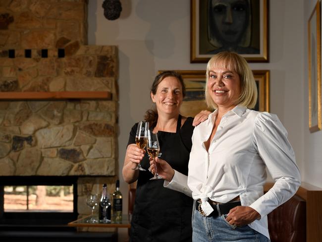 Chef Ali Seedsman and owner Cassandra Inglis at the new Sidewood Estate cellar door/restaurant set to open in Hahndorf. Picture: Tricia Watkinson