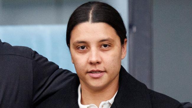 ** FEES APPLY - ONE TIME USE ONLY - FOR NETWORK USE ONLY ** MUST CREDIT TOLGA AKMEN/EPA-EFE/Shutterstock  Chelsea soccer player Sam Kerr leaves Kingston Crown court in southwest London, Britain, 11 February 2025. Chelsea striker and Australian captain Kerr has been found not guilty of racially aggravated harassment of a London police officer after a late-night taxi dispute in 2023. Chelsea footballer Samantha Kerr has been cleared of racially aggravated harassment, London, United Kingdom - 11 Feb 2025