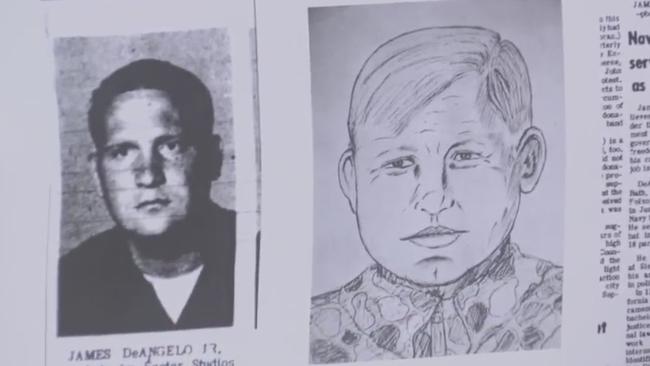 The resemblance between the Visalia Ransacker’s police sketch and Joseph James DeAngleo (left) is remarkable.