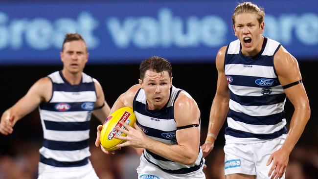 Patrick Dangerfield says the AFL needs to make sure families aren’t a second thought when it comes to Covid relocation. Picture: AAP Images