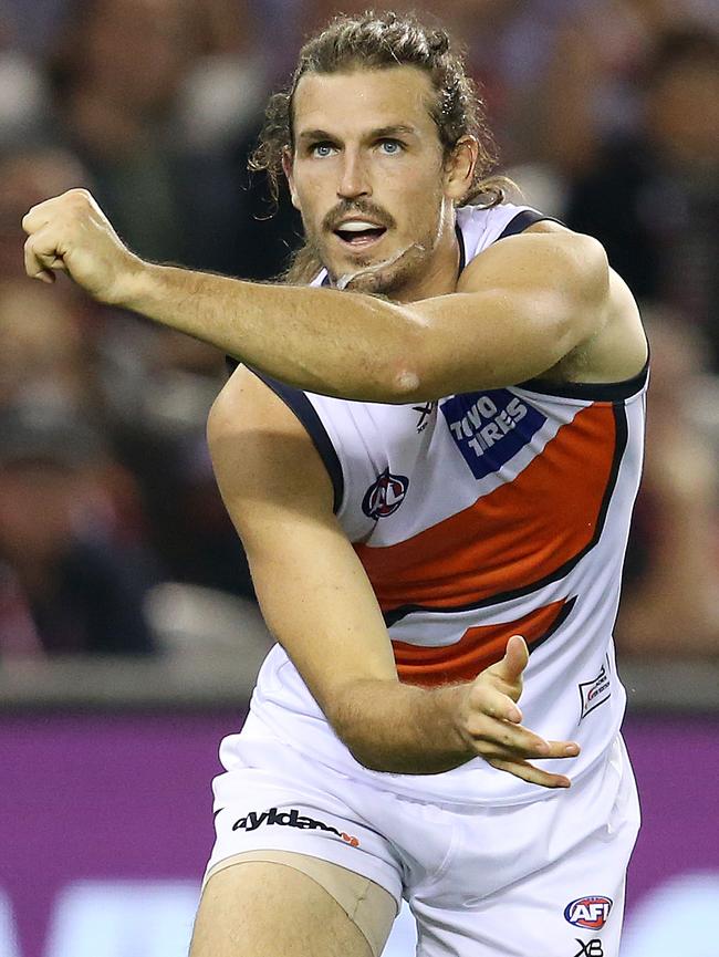 GWS Giants co-captain Phil Davis. Picture: Michael Klein